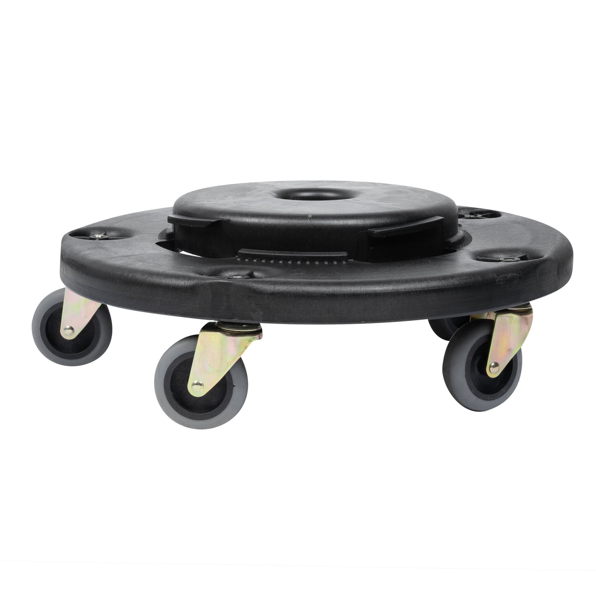 Dolly, RW Clean, Gray, Plastic, fits 20/32/44/55 Gallon Trash Can & Ingredient Bin,1 - 1 EACH