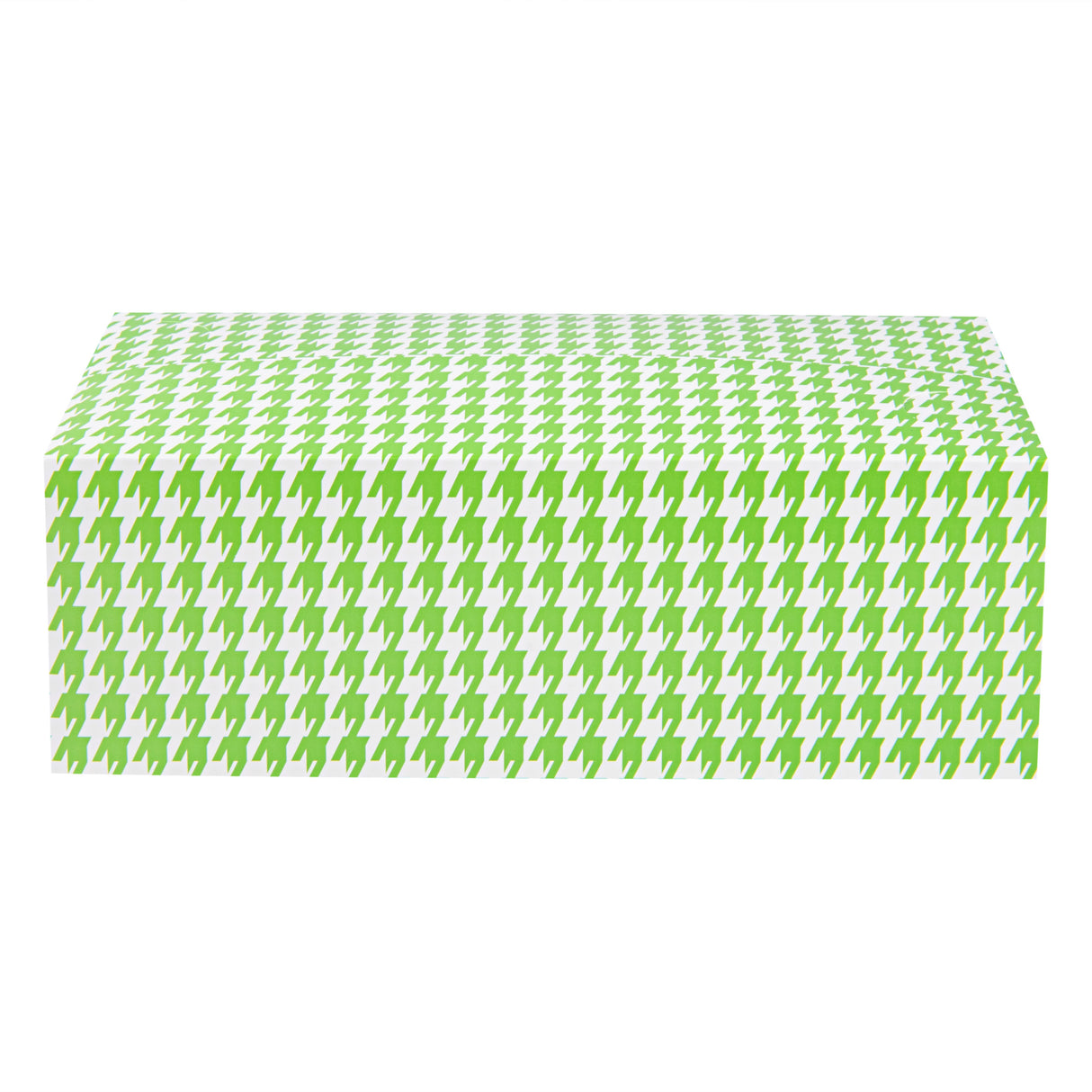 Boxes, Lunch & Chicken, Bio Tek 71 Ounce, Paper, Green Houndstooth, 8.75 x 5 x 3 Inch, with Fast Top,4 - 25 COUNT
