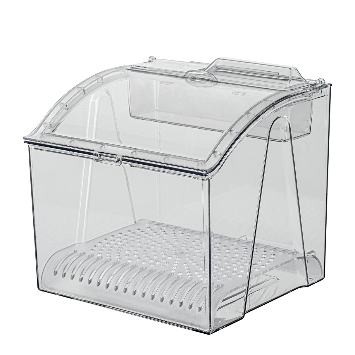 Bin, Topping, Met Lux 1.50 Gallon, Clear, Plastic, 7.75 x 6.75 x 7.75 Inch, with Scoop,1 - 1 EACH