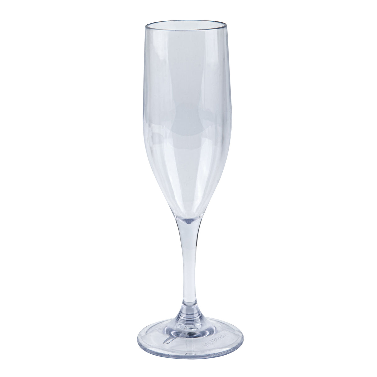 Flutes, Plastic Champagne, Bev Tek, Clear 6 Ounce, SAN, 2 x 2 x 8 Inch,5 - 10 COUNT