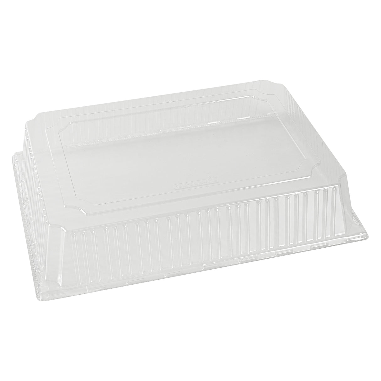 Lids, Taipei, Plastic, Clear, Rectangular, for 15.25 x 10.75 Inch Poplar Plates,4 - 25 COUNT