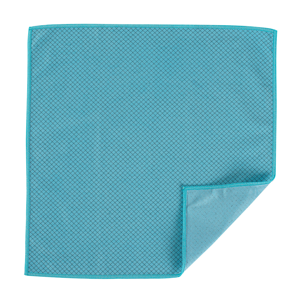 Cloths, Glass Cleaning, Clean Tek, Microfiber, 15.75 x 15.75 Inch, Light Blue, Diamond Weave,100 - 1 EACH