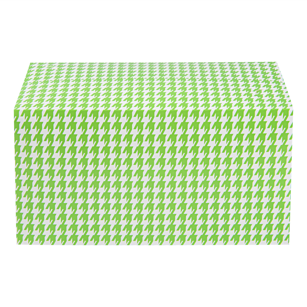 Boxes, Lunch & Chicken, Bio Tek 80 Ounce, Paper, Green Houndstooth, 9 x 5 x 5 Inch, with Fast Top,16 - 25 COUNT