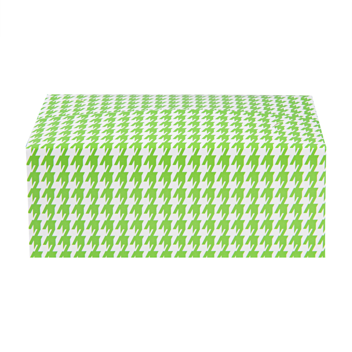 Boxes, Lunch & Chicken, Bio Tek 47 Ounce, Paper, Green Houndstooth, 7 x 4.50 x 2.75 Inch, with Fast Top,16 - 25 COUNT
