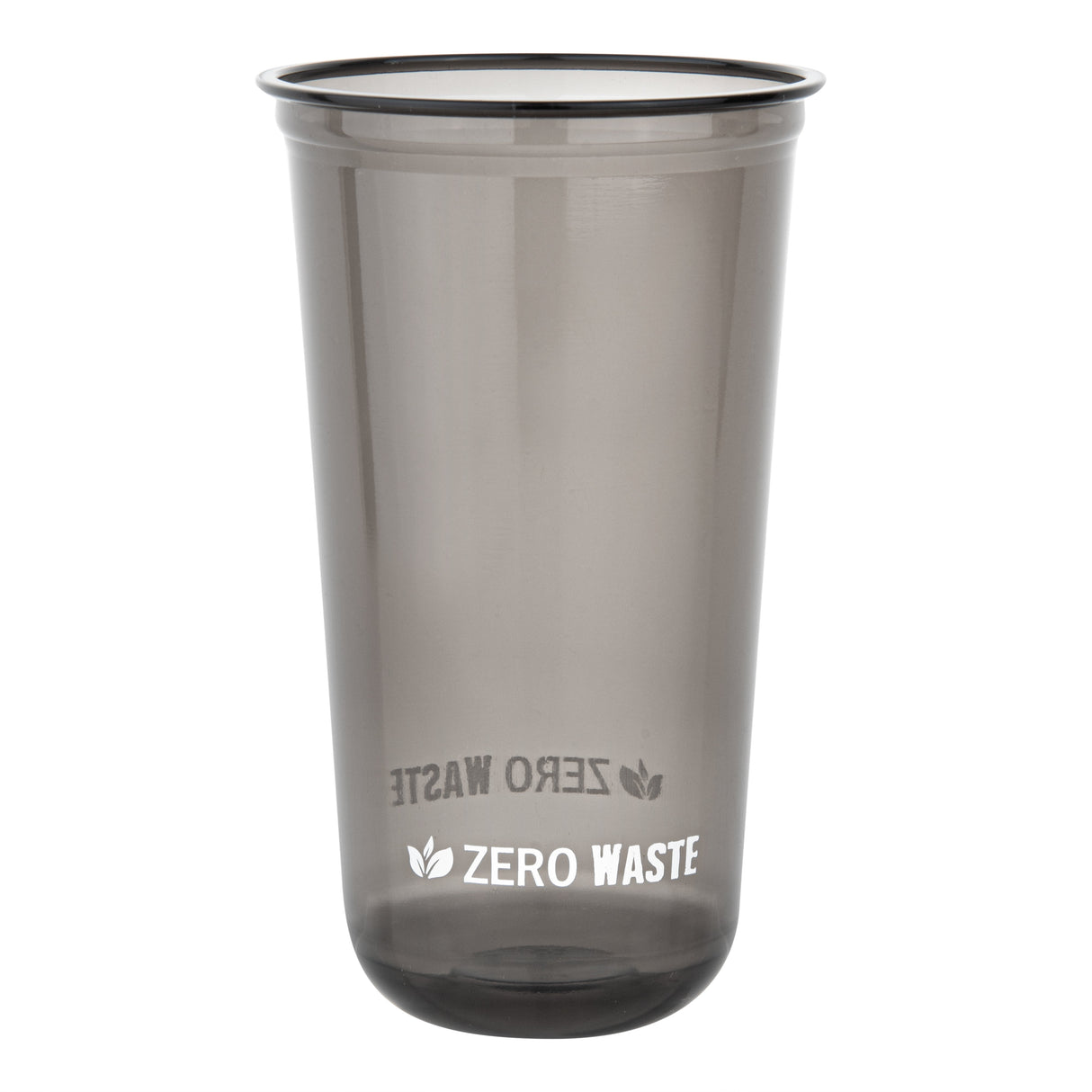 Cups, Zero Waste 24 Ounce, Plastic, Black, 3.50 x 3.50 x 6 Inch, U-Shape Rounded Bottom, PLA,10 - 100 COUNT