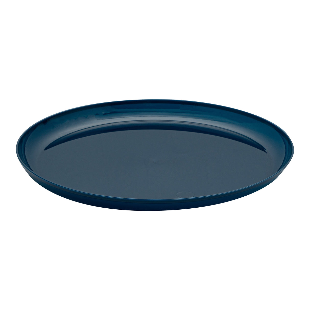 Plates, Moderna 8.50 x 0.50 Inch, Plastic, Midnight Blue, Round,40 - 1 EACH