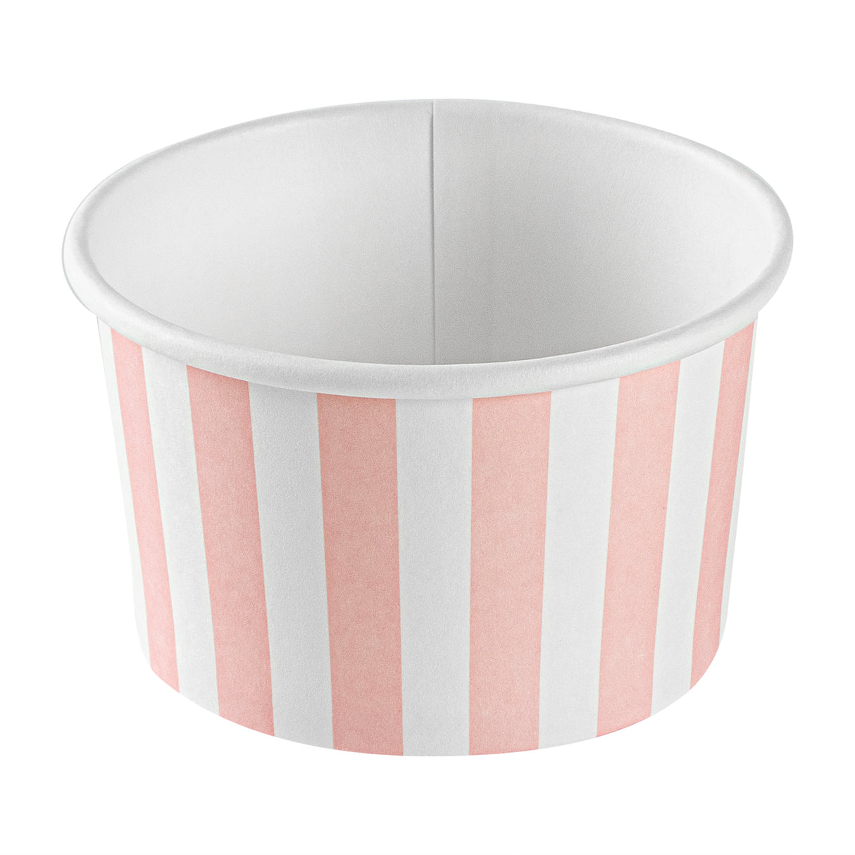 Cups, To-Go, Coppetta 3 Ounce, Paper, Pink & White Stripe, 3 x 3 x 1.75 Inch,50 - 1 EACH