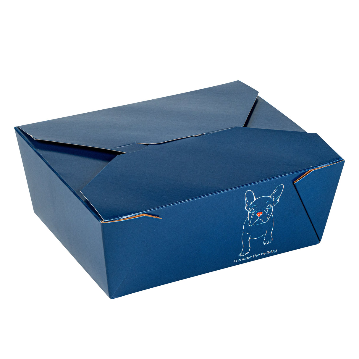 Containers, Take-Out, Bio Tek 45 Ounce, Paper, Frenchie, 6.75 x 5.50 x 2.50 Inch, #8, Rectangular,50 - 1 EACH