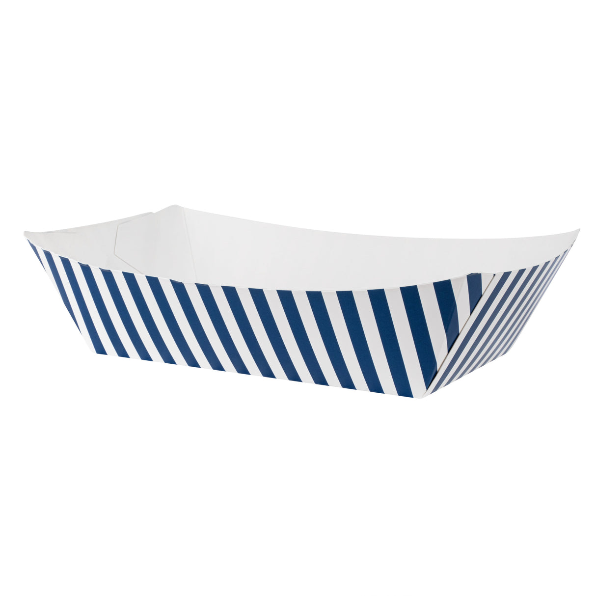 Boats, Bio Tek 6.50 x 3.75 x 2.25 Inch, Paper, Blue & White Stripe, 2 Pound, #200,50 - 1 EACH