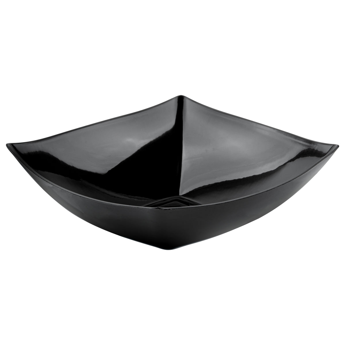 Bowls, Moderna 32 Ounce, Plastic, Black, 7.75 x 7.75 x 2.25 Inch, Square,10 - 1 EACH