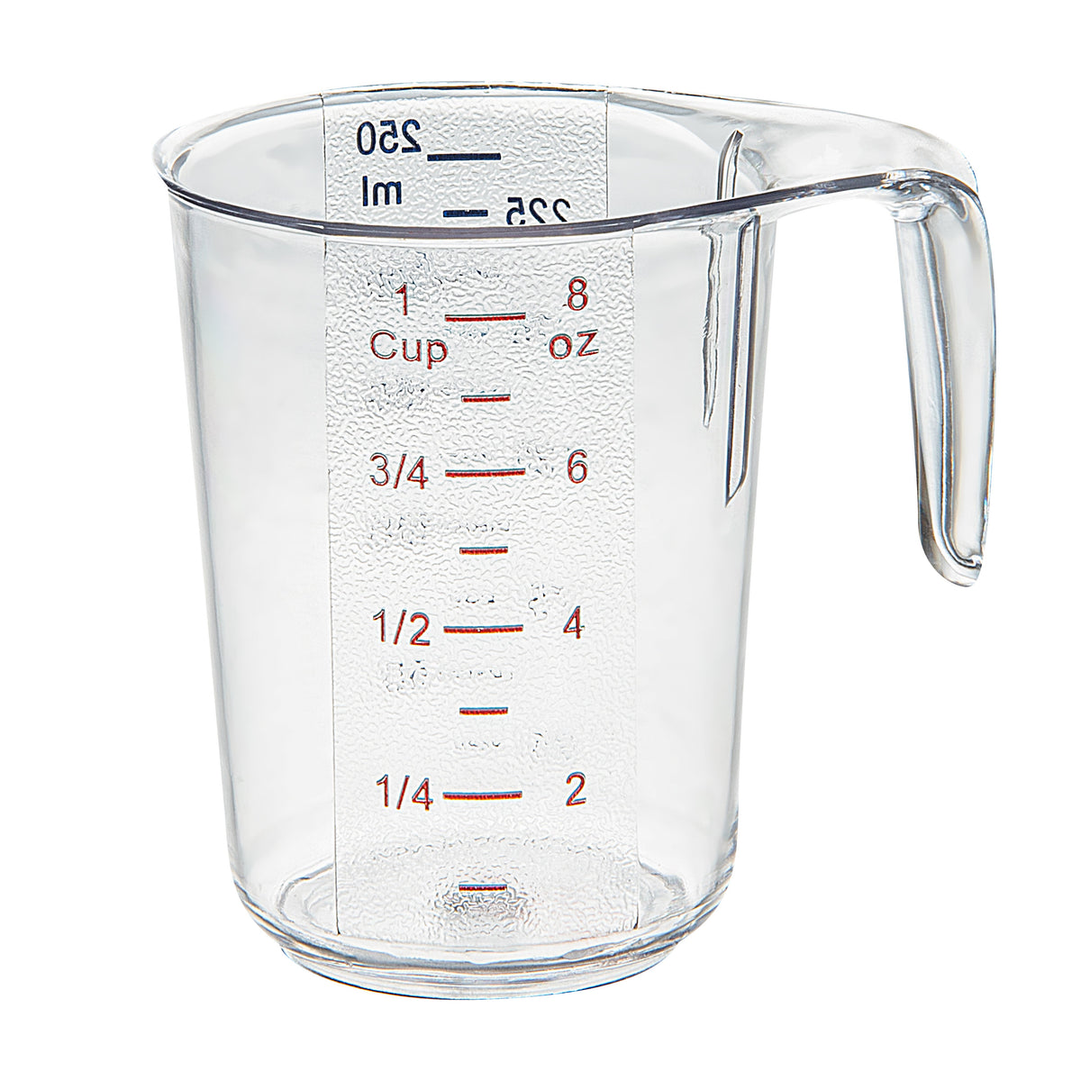 Cup, Measuring, RW Base, 1 Cup, Plastic, Clear, 3.75 x 3 x 3.75 Inch,1 - 1 EACH