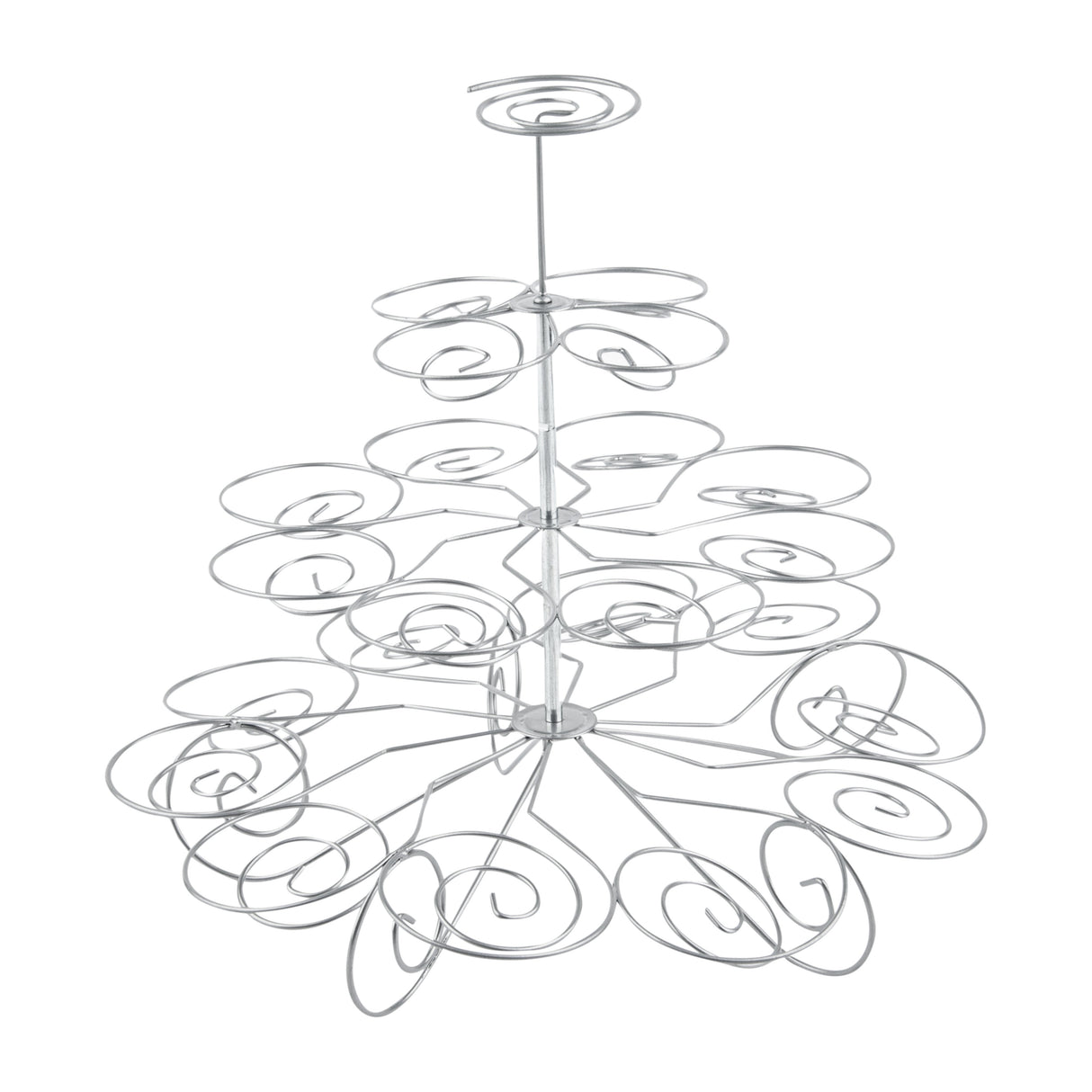 Stands, Cupcake, Pastry Tek, 4-Tier, Iron, 12.50 x 12.50 x 11.50 Inch, Holds 23 Cupcakes,1 - 1 EACH