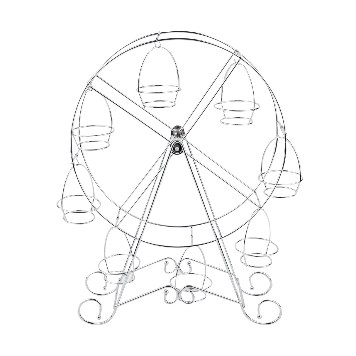 Stands, Cupcake, Pastry Tek, Ferris Wheel, Iron, 12.25 x 4 x 17.25 Inch, Holds 8 Cupcakes,1 - 1 EACH