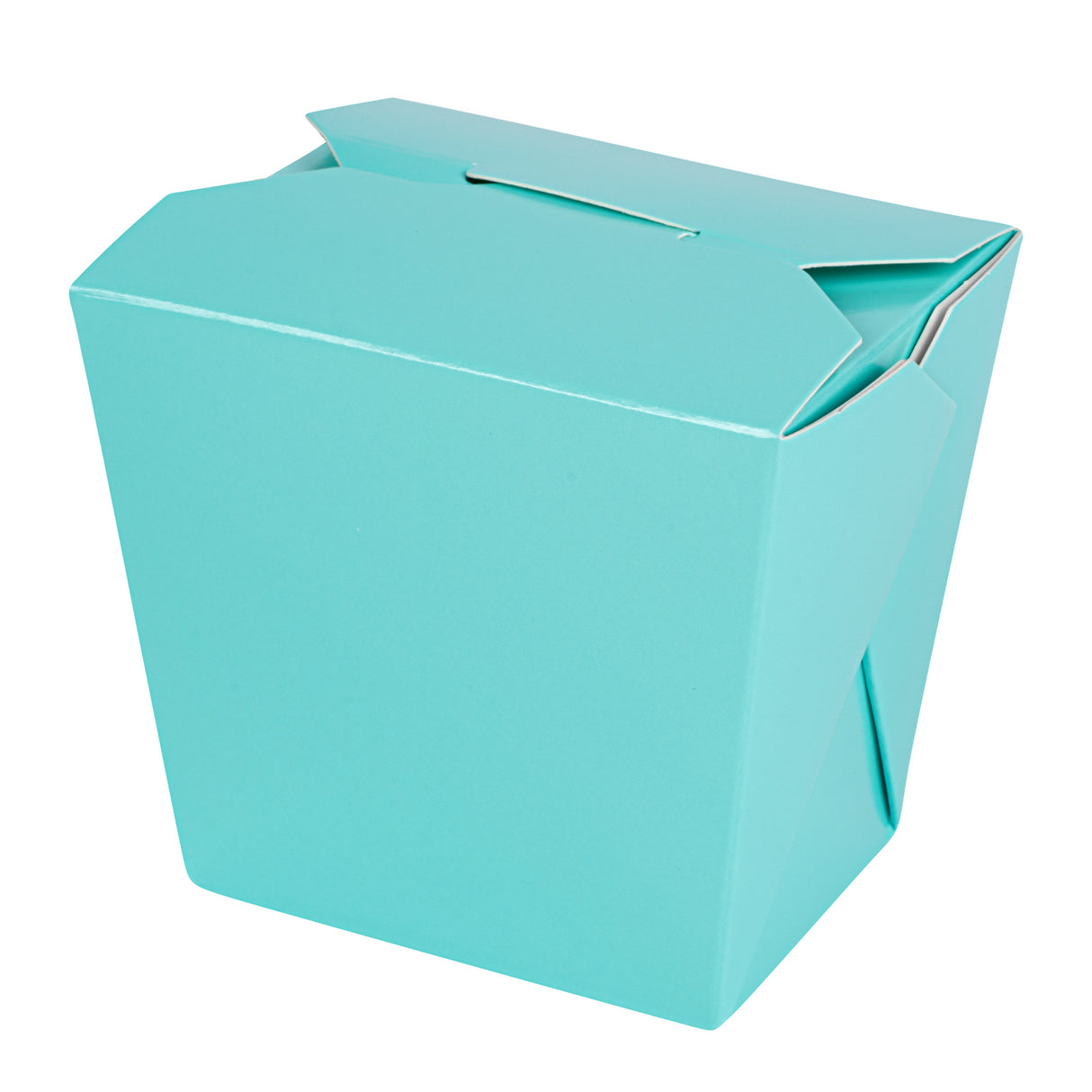 Containers, Noodle Take-Out, Bio Tek 16 Ounce, Paper, Turquoise, Square,50 - 1 EACH