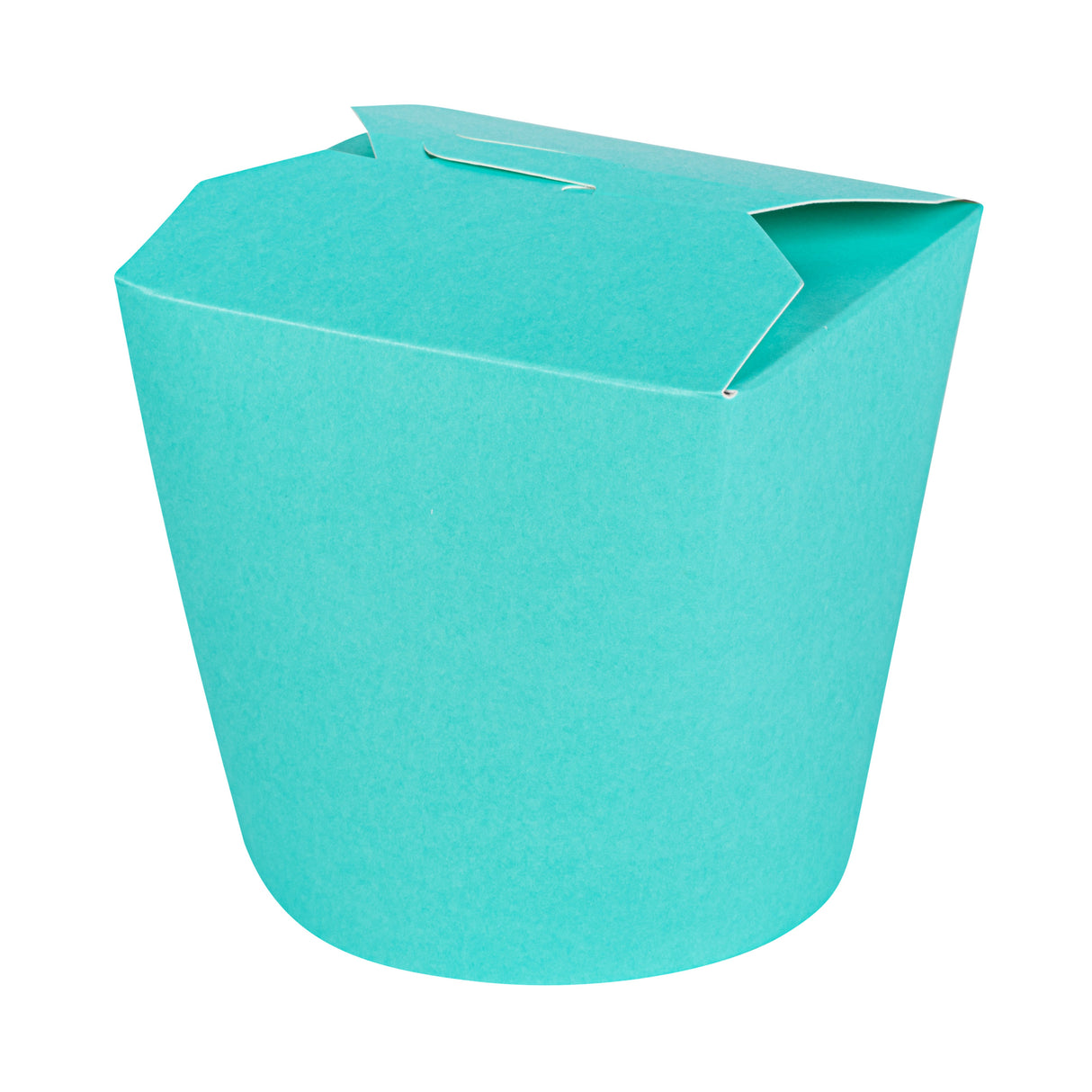 Containers, Noodle Take-Out, Bio Tek 26 Ounce, Paper, Turquoise, Round,50 - 1 EACH