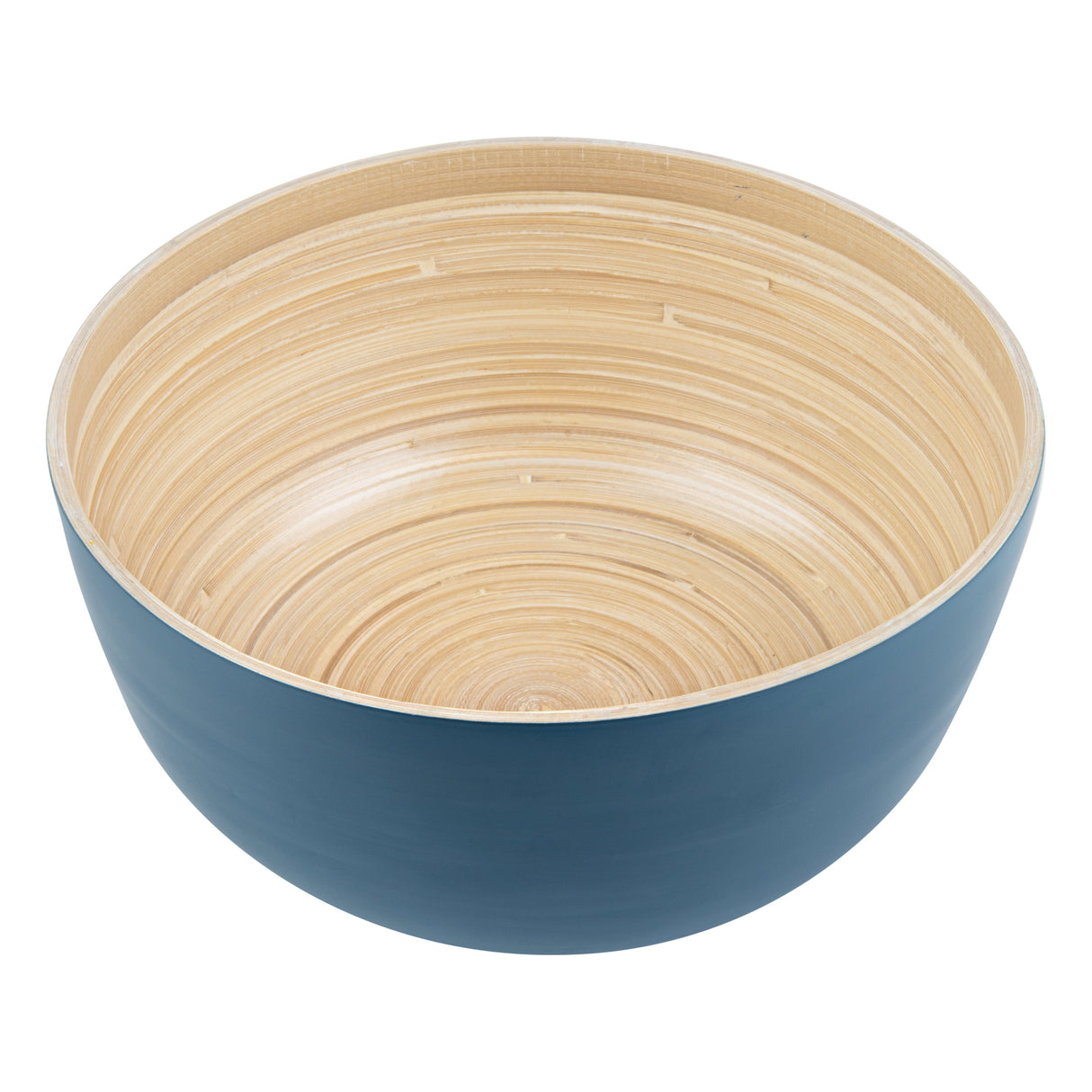 Bowls, Salad, Bambuddha 30 Ounce, Spun Bamboo, Blue, Large 11 x 11 x 5.50 Ounce, Round,1 - 1 EACH