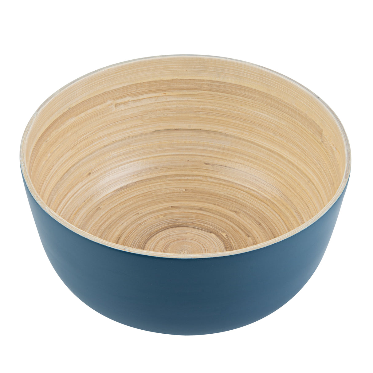 Bowls, Salad, Bambuddha 25 Ounce, Spun Bamboo, Blue, Medium 9.50 x 9.50 x 4.75 Inch, Round,1 - 1 EACH