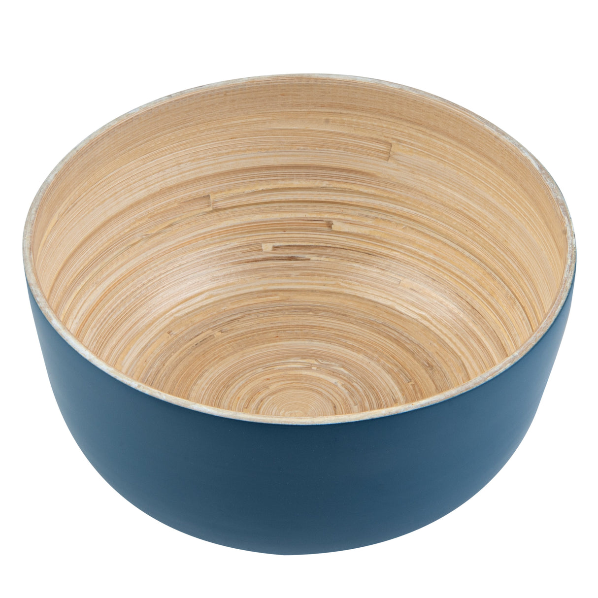 Bowls, Salad, Bambuddha 15 Ounce, Spun Bamboo, Blue, Small 7.75 x 7.75 x 4 Inch, Round,1 - 1 EACH