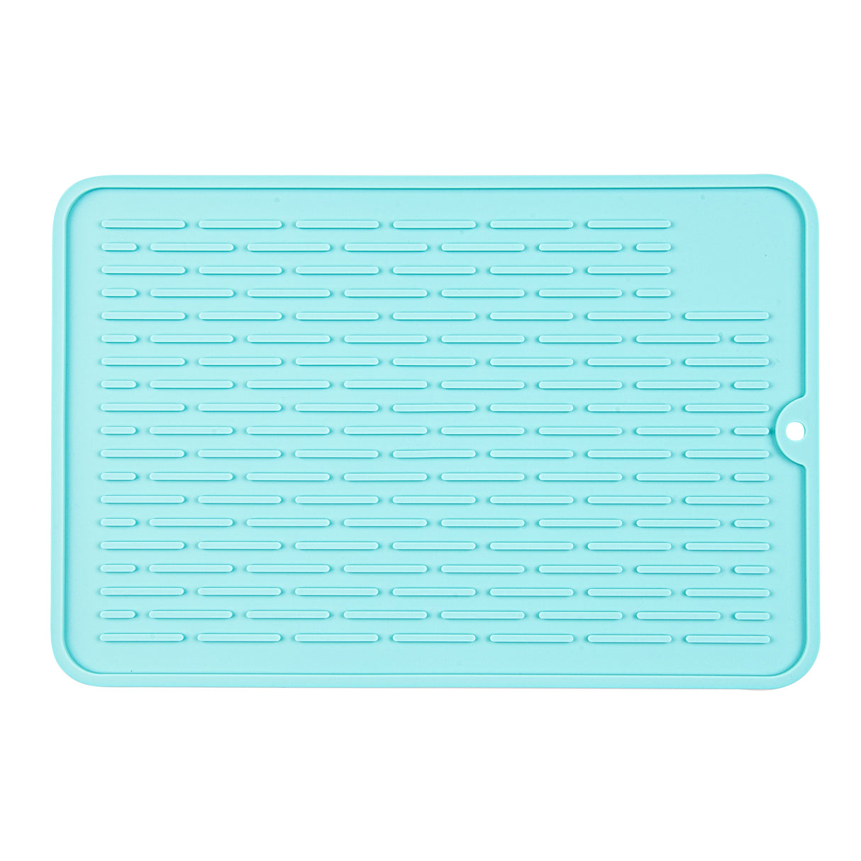 Mats, Dish Drying, Comfy Grip 11.75 x 7.75 Inch, Turquoise, Rectangular,1 - 1 EACH