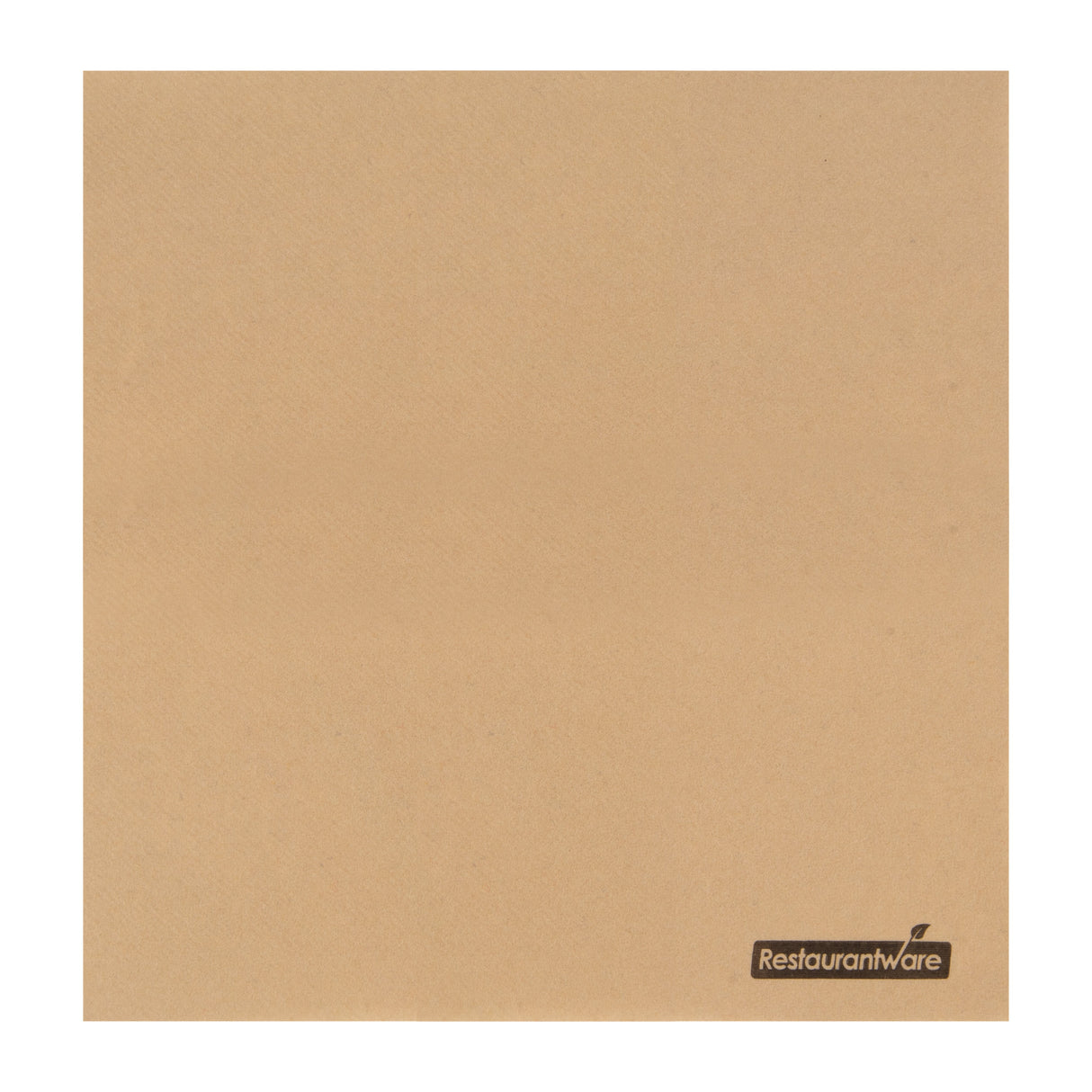 Napkins, Cocktail Air Laid, Luxenap, Linen-Feel, Kraft, 9.50 x 9.50 Inch, Square,50 - 1 EACH