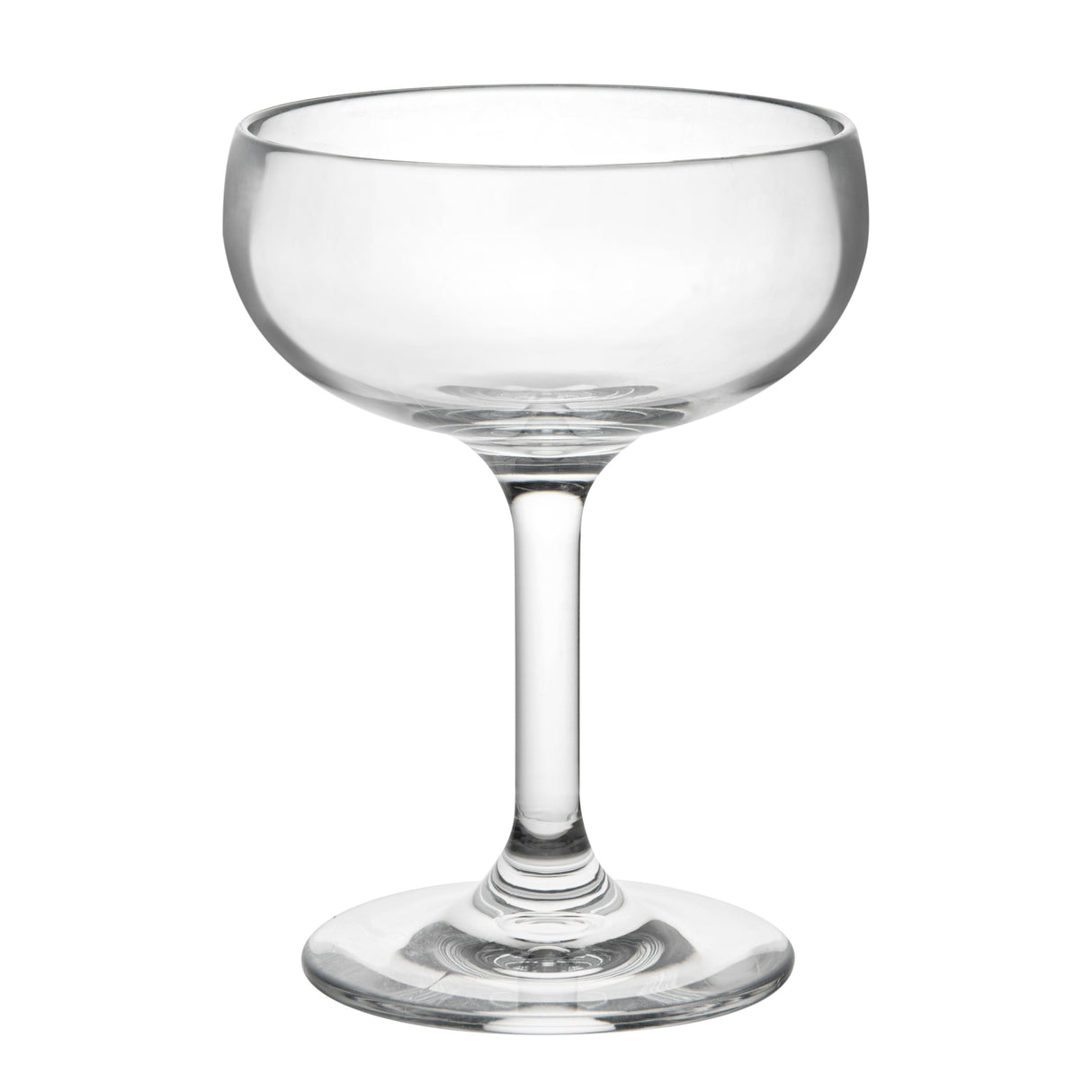 Glasses, Coupe Champagne, Bev Tek, 7 Ounce, 3.75 x 3.75 x 5 Inch, Polycarbonate,6 - 1 EACH