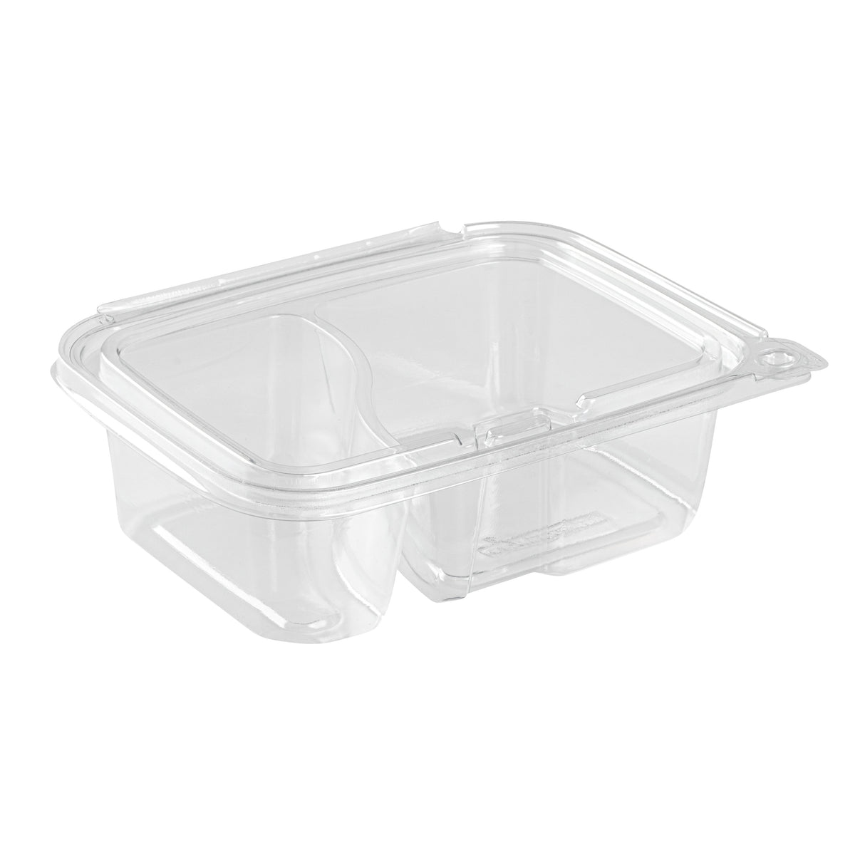 Container, Tamper Tek 24 Ounce, Plastic, Clear, Rectangular, 7.25 x 5.50 x 2.25 Inch, with Lid, Tamper-Evident,100 - 1 EACH