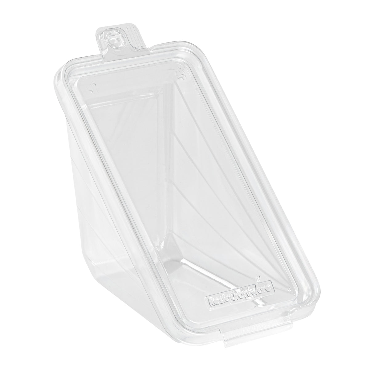 Container, Sandwich, Tamper Tek 7.25 x 4 x 3.50 Inch, Plastic, Clear, Wedge, 7.25 x 4 x 3.50 Inch, with Lid, Tamper-Evident,100 - 1 EACH
