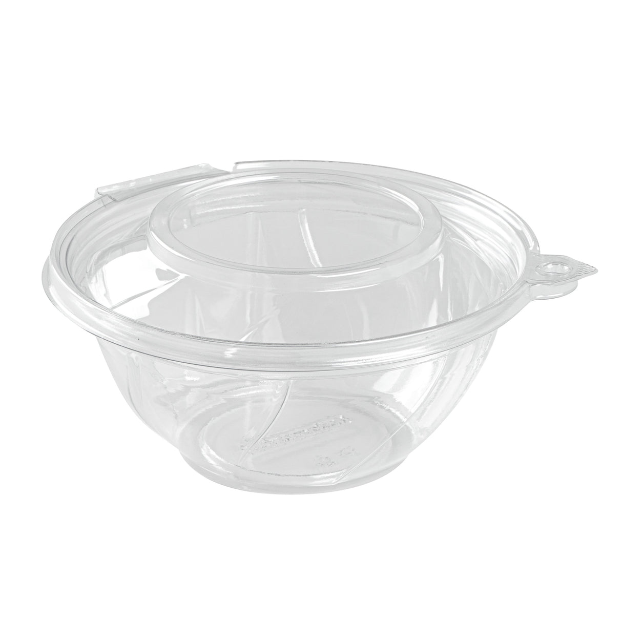 Bowls, Tamper Tek 24 Ounce, Plastic, Clear, 6.75 x 6.50 x 2.75 Inch, Round, with Tamper-Evident Lid,100 - 1 EACH