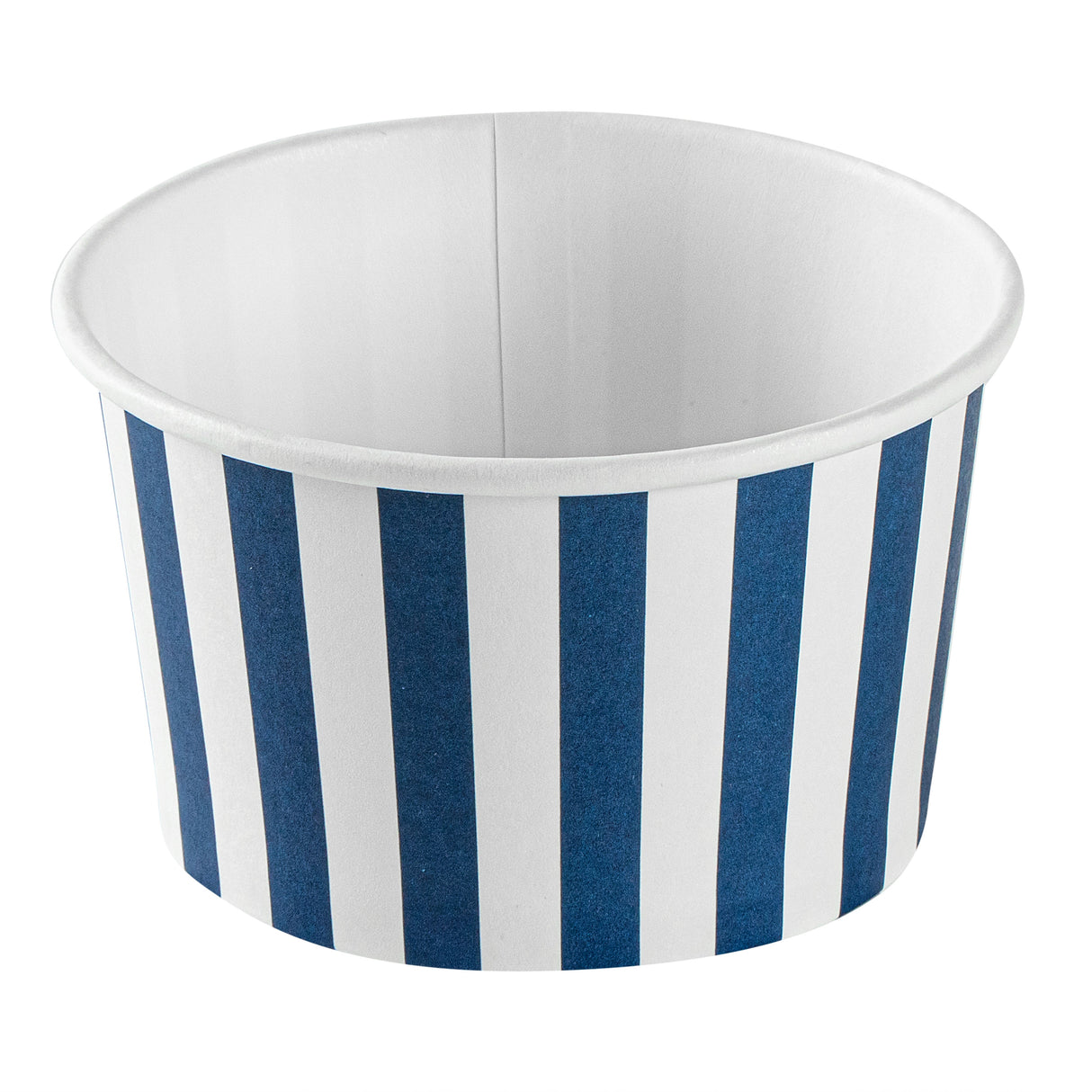 Cups, To-Go, Coppetta 5 Ounce, Paper, Blue & White Stripe, 3.25 x 3.25 x 2 Inch,4 - 50 COUNT