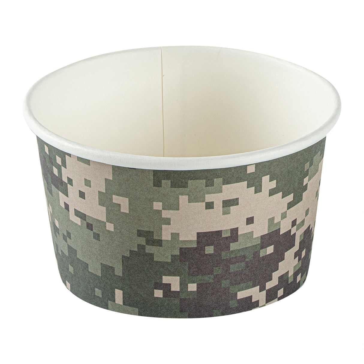 Cups, To-Go, Coppetta 12 Ounce, Paper, Camouflage, 4 x 4 x 2.25 Inch,4 - 50 COUNT