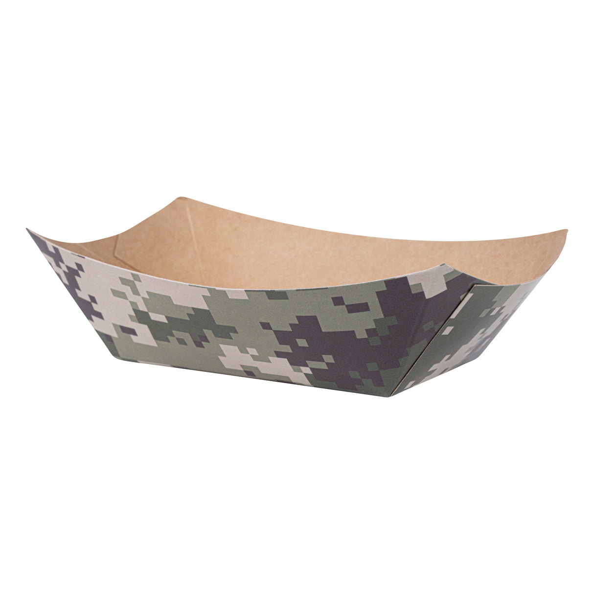 Boats, Bio Tek 3.25 x 2 x 1.50 Inch, Paper, Camouflage, 6 Ounce, #40,8 - 50 COUNT