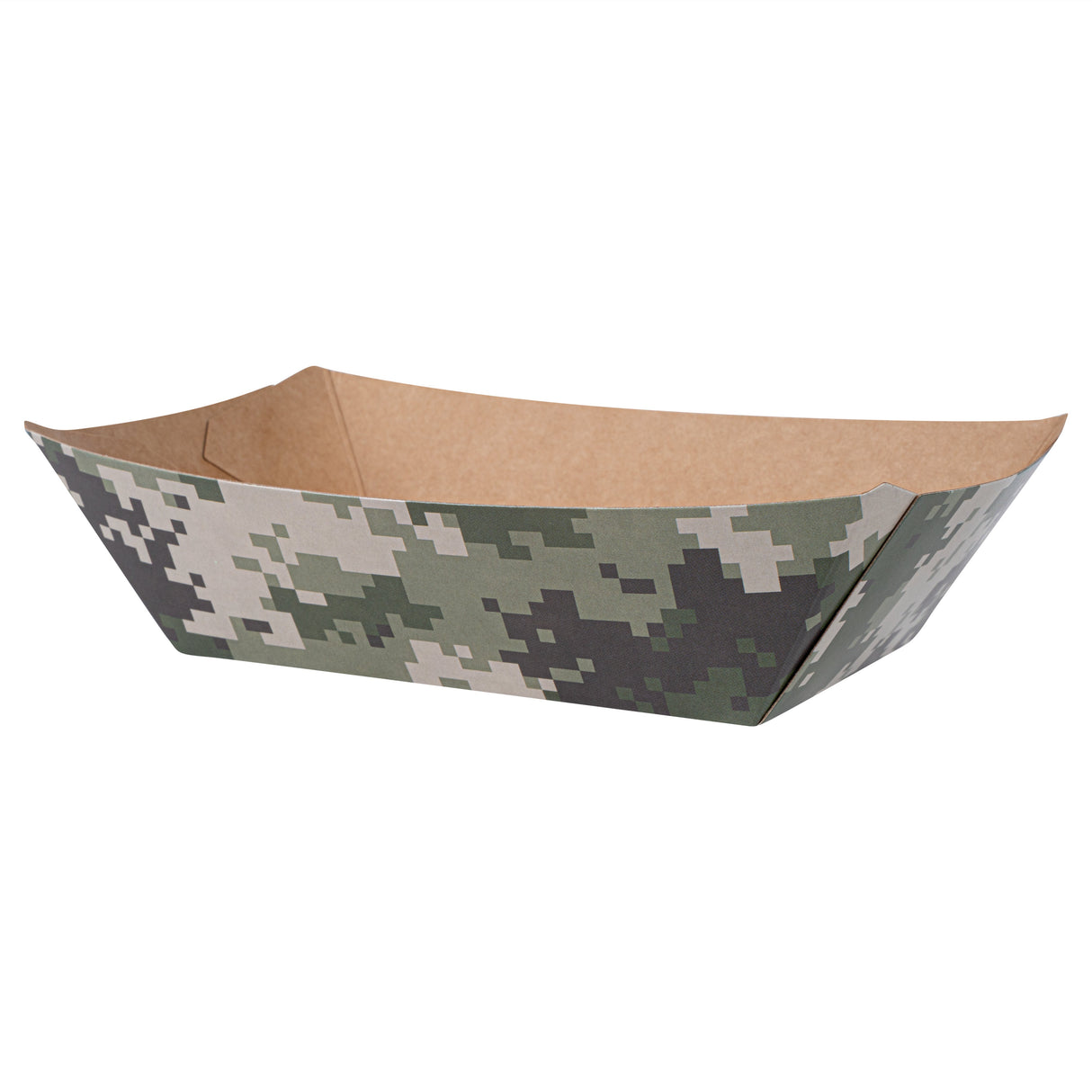 Boats, Bio Tek 4.25 x 2.75 x 1.50 Inch, Paper, Camouflage, 0.50 Pound, #50,8 - 50 COUNT