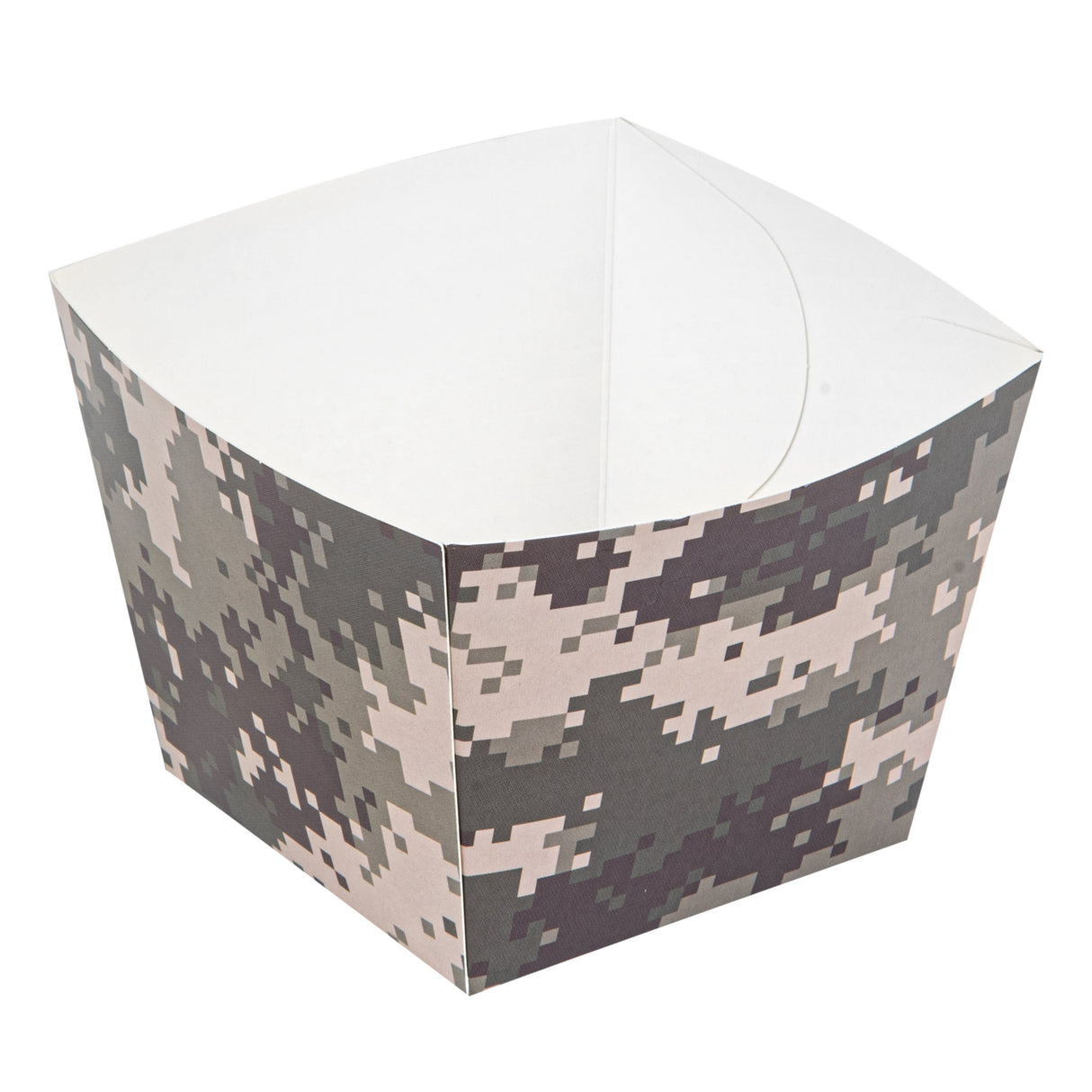 Boxes, Snack, Bio Tek 4.25 x 4.25 x 3.25 Inch, Paper, Camouflage, Square,200 - 1 EACH