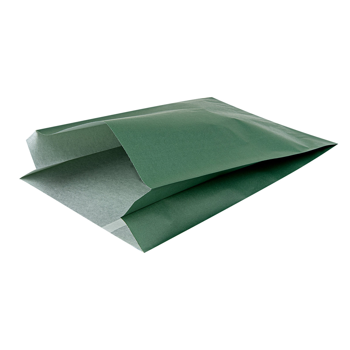 Bags, French Fry & Snack, Bag Tek 7 x 3 x 11 Inch, Paper, Forest Green,100 - 1 EACH