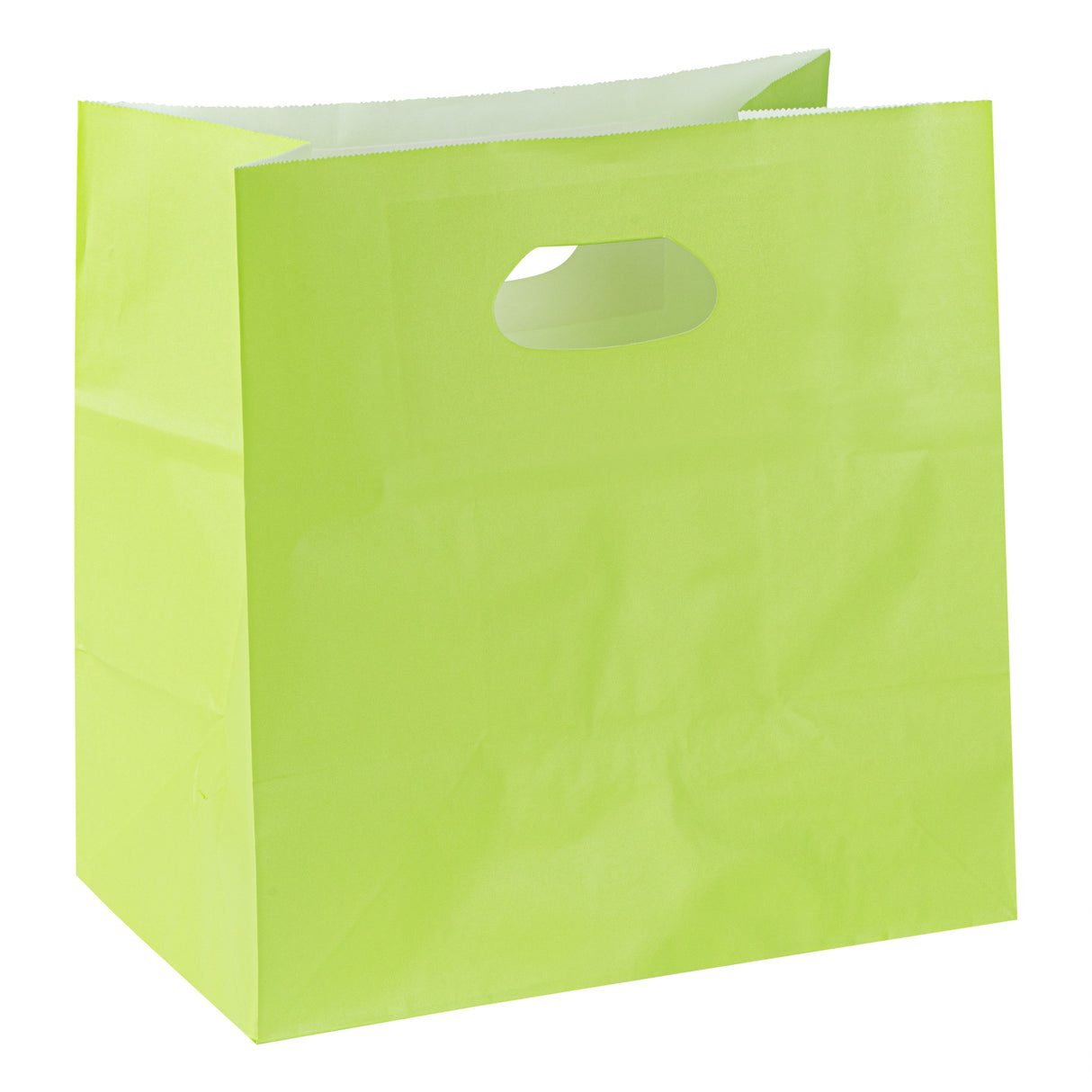 Bags, Take-Out, Bag Tek 11 x 7 x 11 Inch, Paper, Eco Green, Rectangular, with Handles,100 - 1 EACH