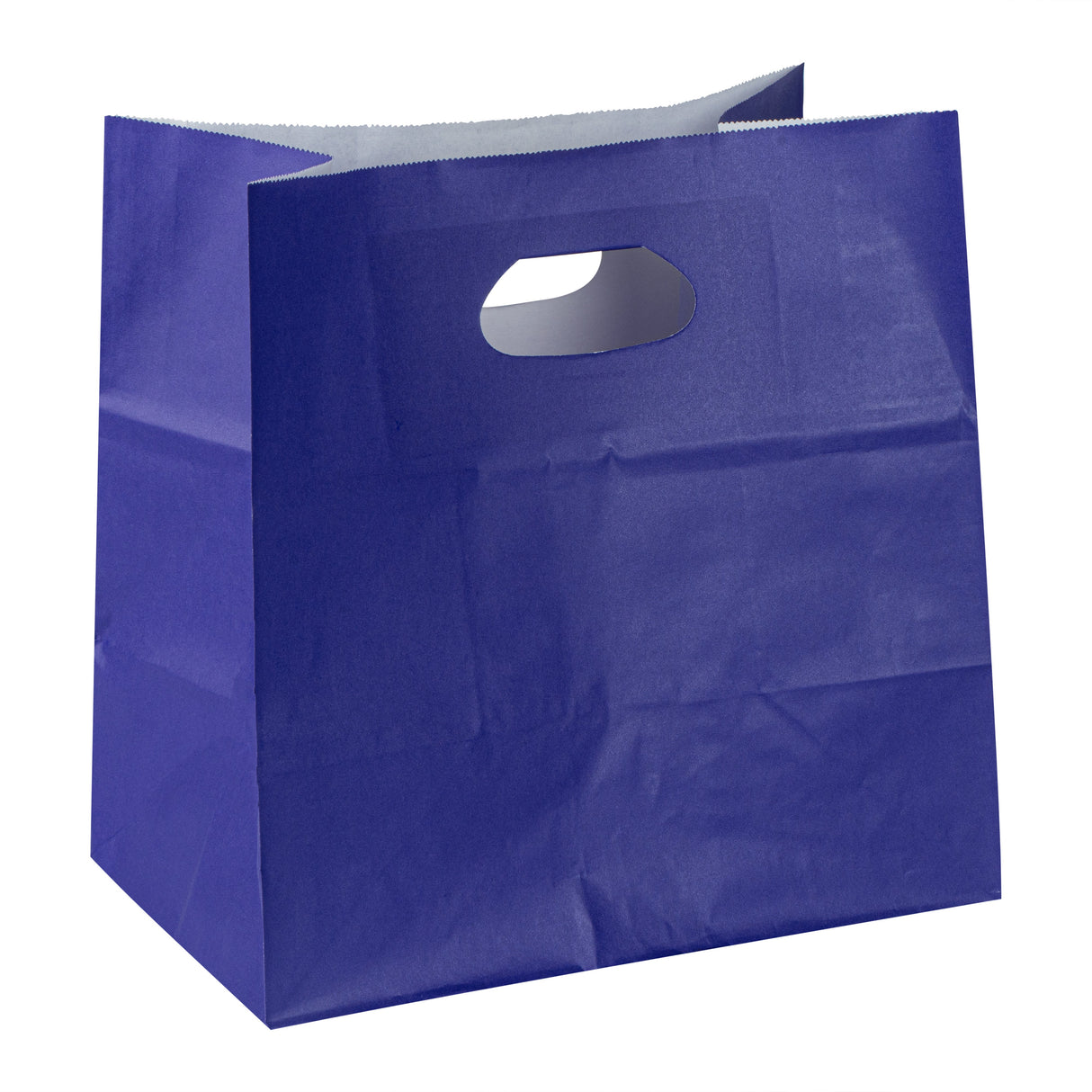 Bags, Take-Out, Bag Tek 11 x 7 x 11 Inch, Paper, Purple, Rectangular, with Handles,100 - 1 EACH