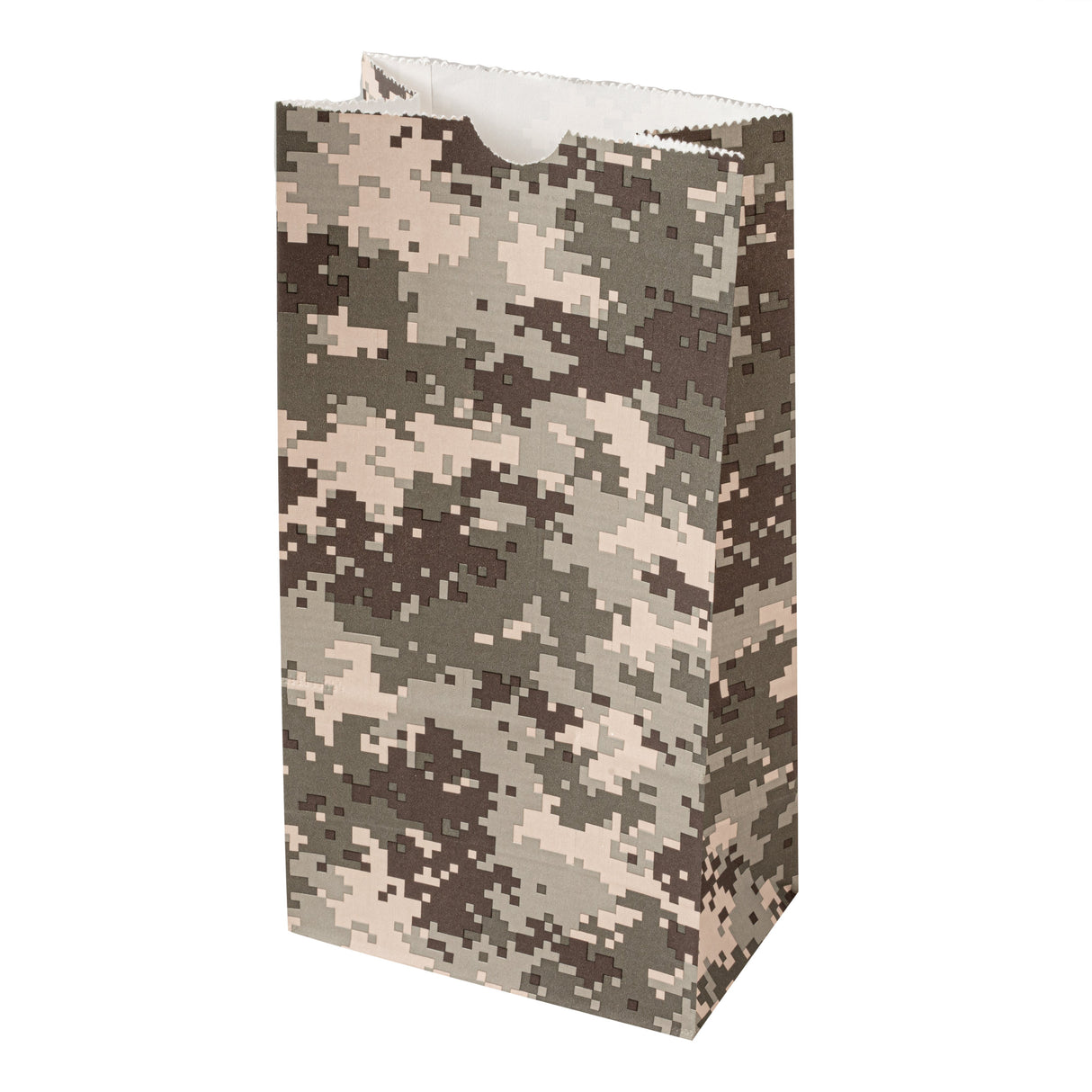 Bags, Bag Tek 4 Pound, Paper, Camouflage, 5 x 3.25 x 9.50 Inch,100 - 1 EACH