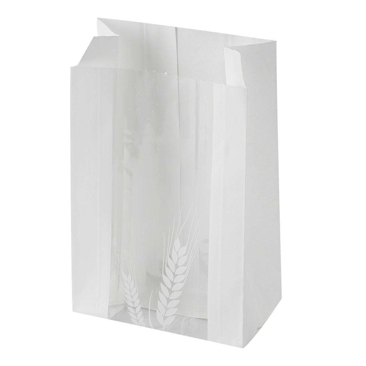 Bags, Bread, Bag Tek 4.50 x 2.50 x 8.50 Inch, Paper, White, Wheat Pattern, Micro-Perforated,100 - 1 EACH