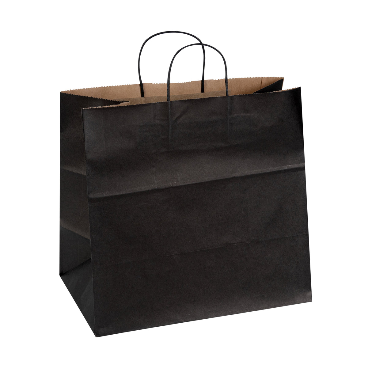 Bags, Retail, Saving Nature 14.25 x 8.25 x 13.25 In, Paper, Black, with Handles,100 - 1 EACH