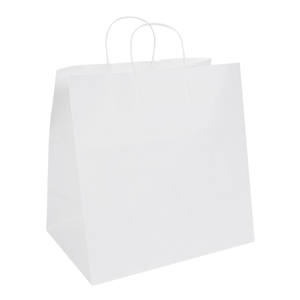 Bags, Retail, Saving Nature 14.25 x 8.25 x 13.25 In, Paper, White, with Handles,100 - 1 EACH