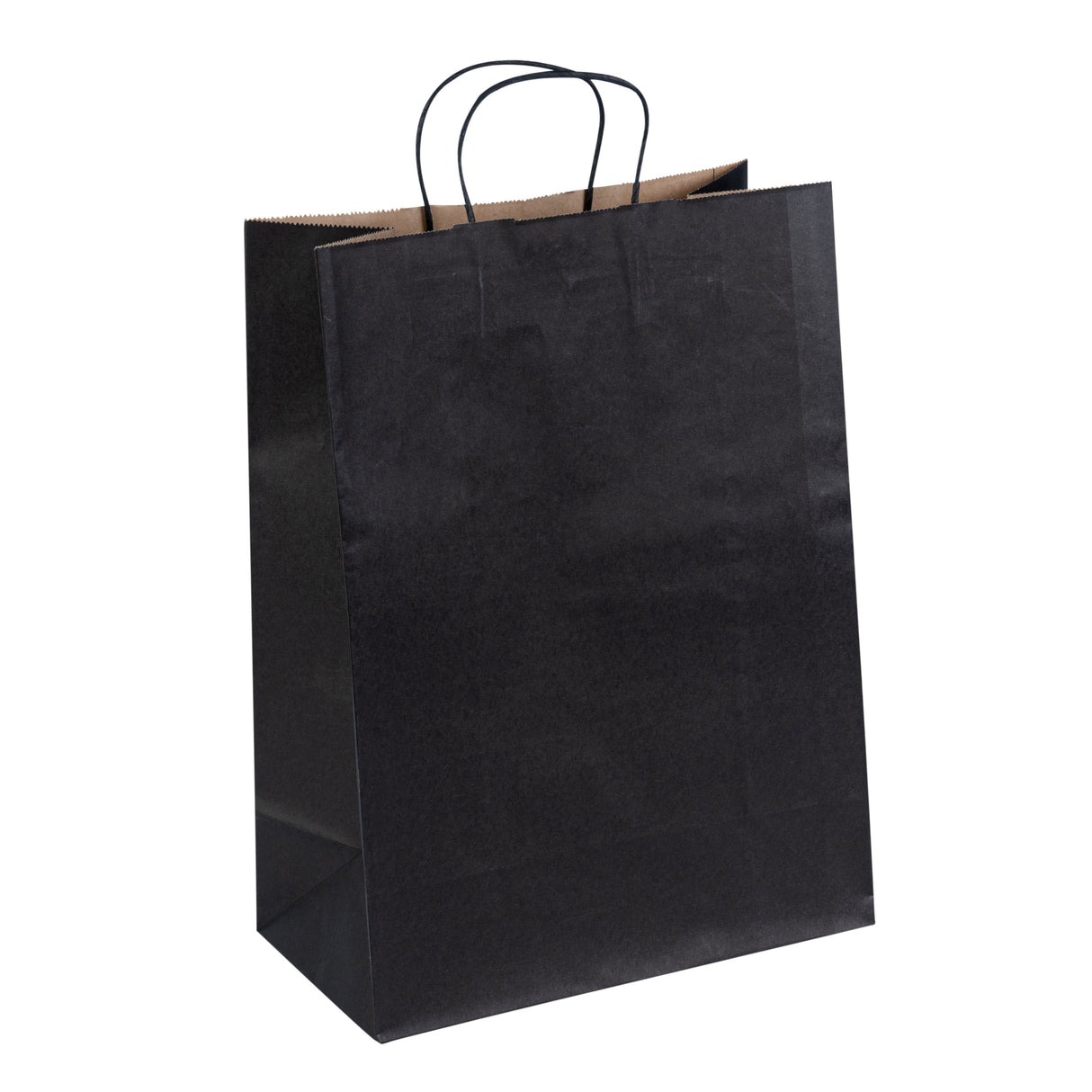Bags, Retail, Saving Nature 12.50 x 6.25 x 17 Inch, Paper, Black, with Handles,100 - 1 EACH