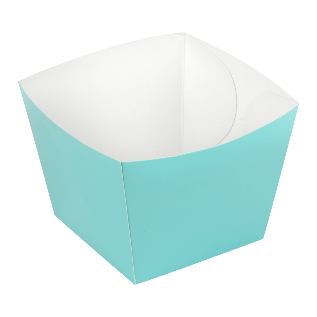 Boxes, Snack, Bio Tek 4.25 x 4.25 x 3.25 Inch, Paper, Turquoise, Square,200 - 1 EACH