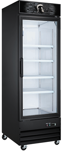 Refrigerator, Reach-In, One-Door, Glass,1 - 1 EACH