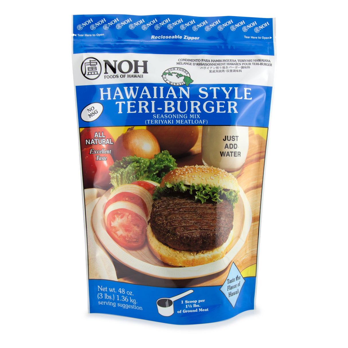 Seasoning Mix, Teriyaki, Teri-Burger, Hawaiian,5 - 3 POUND