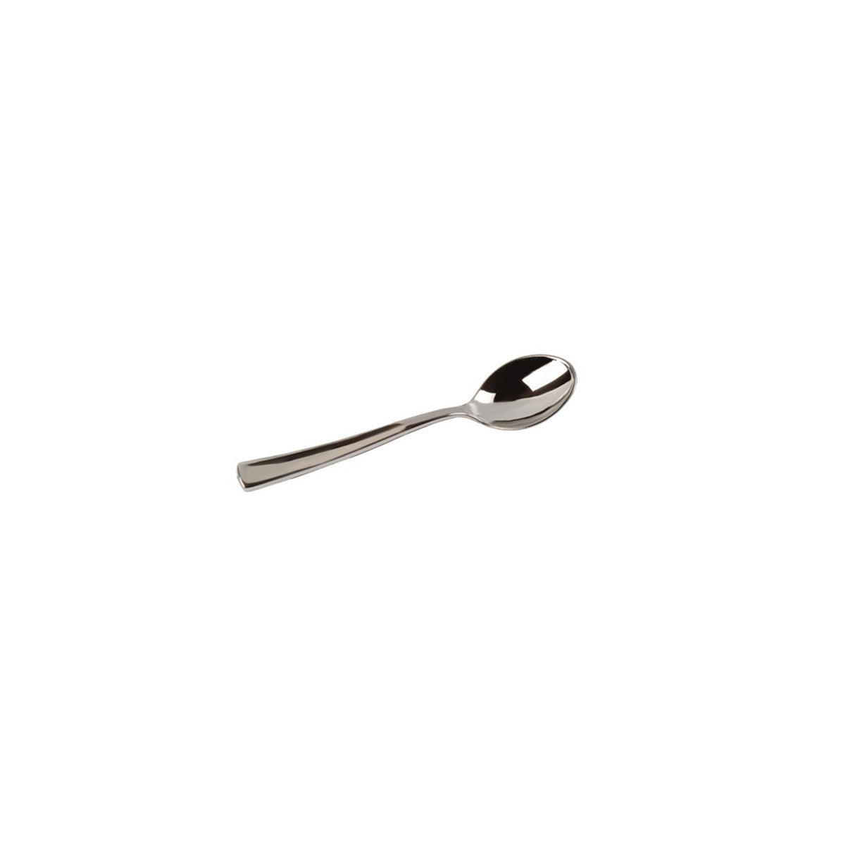 Spoons, Plastic, Silver, 6.30 Inch,20 - 50 COUNT