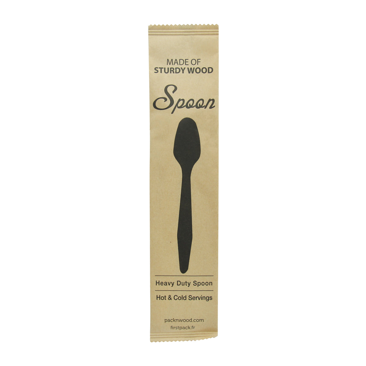 Spoons, Heavyweight Wood, 7.30 Inch, Individually-Wrapped,10 - 50 COUNT