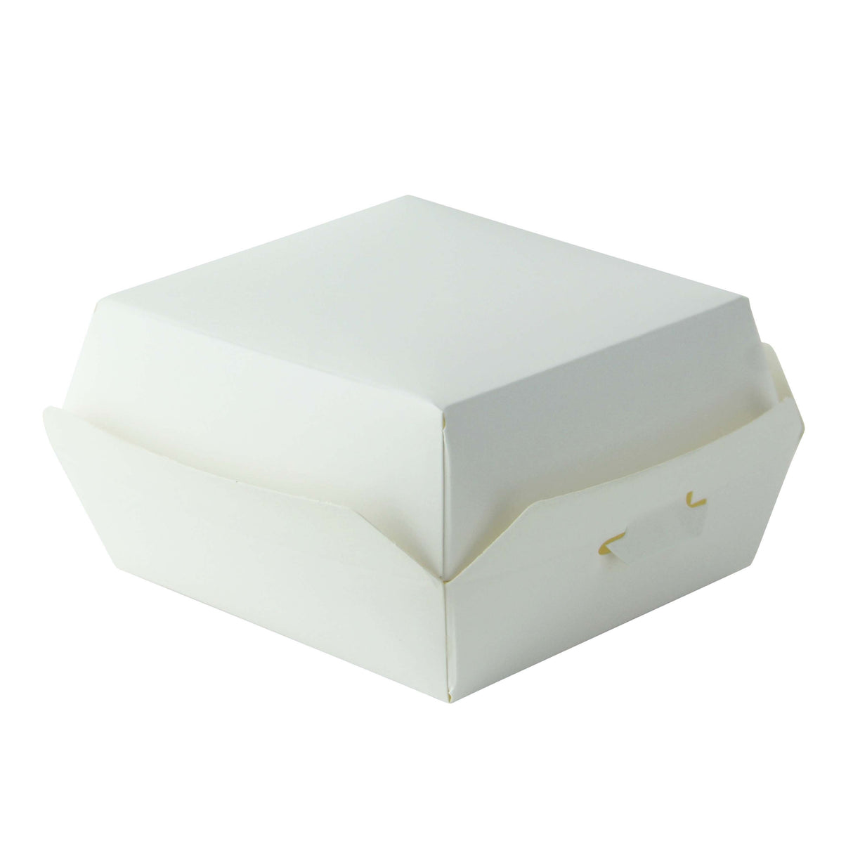 Boxes, Burger, 3.90 x 3.70 x 2 Inch, Paper, White, 4 Ounce,18 - 25 COUNT