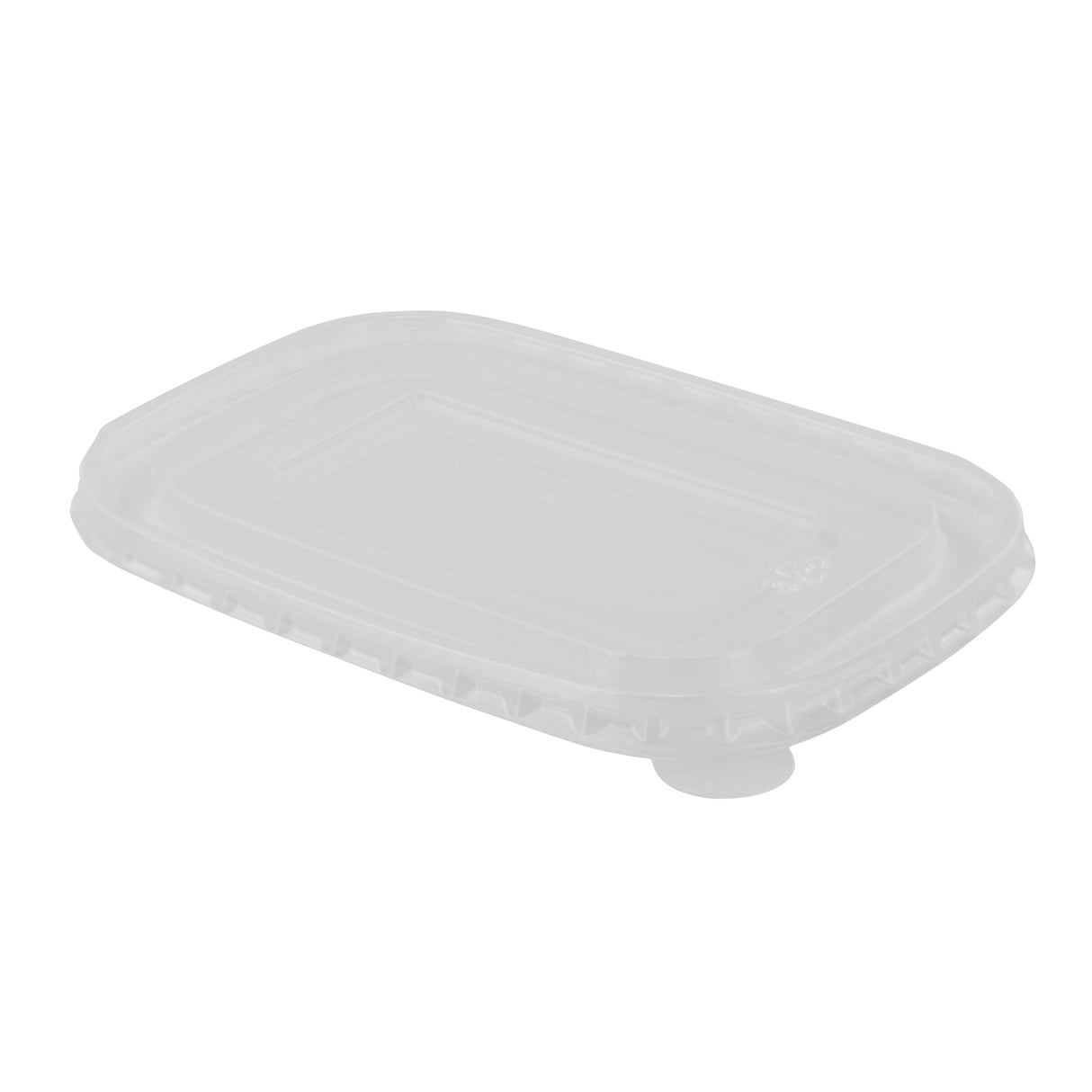Lids, Plastic, Clear, 6.80 x 4.80 x 0.20 Inch, for Rectangular Containers, Polypropylene,8 - 25 COUNT