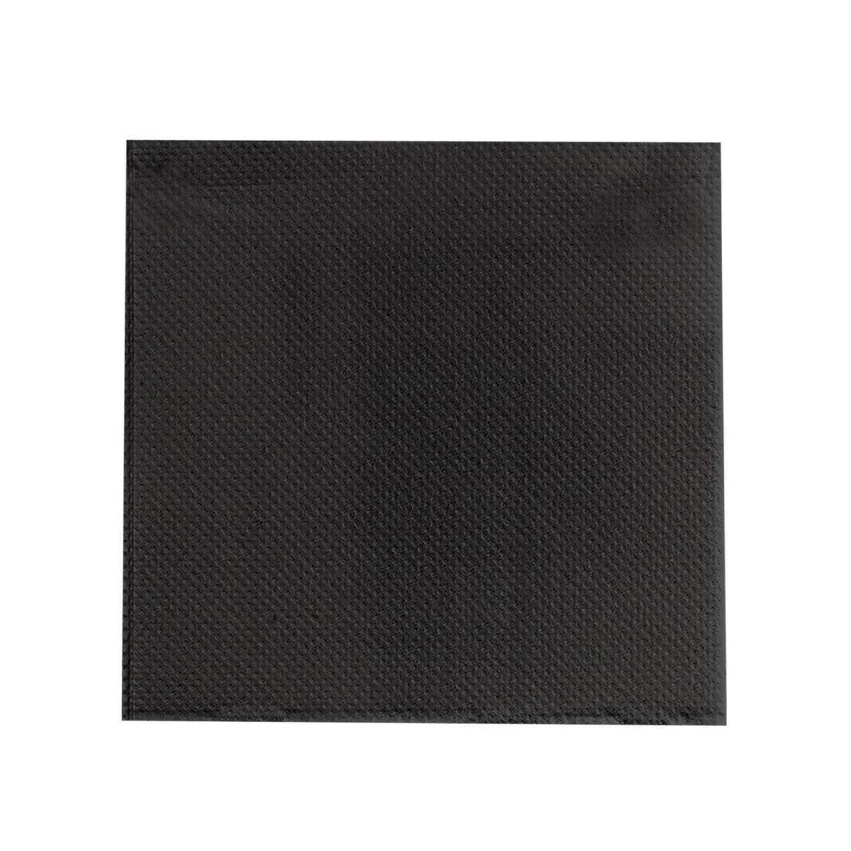 Napkins, Point to Point 2-Ply, Black, 15 x 15 Inch,36 - 40 COUNT