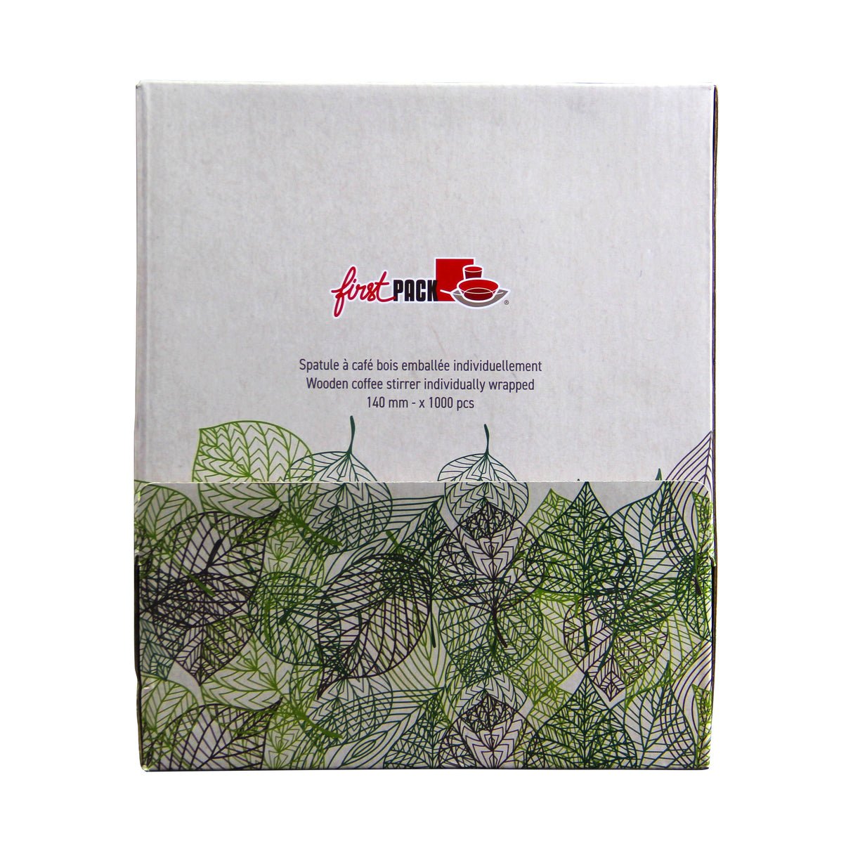 Stirrers, Coffee, 5.50 Inch, Wood, Rounded End, Individually-Wrapped, in Dispenser Box,5 - 1000 COUNT